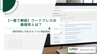【一覧で解説】ワードプレスの脆弱性とは？最新情報と対処法をプロが徹底解説