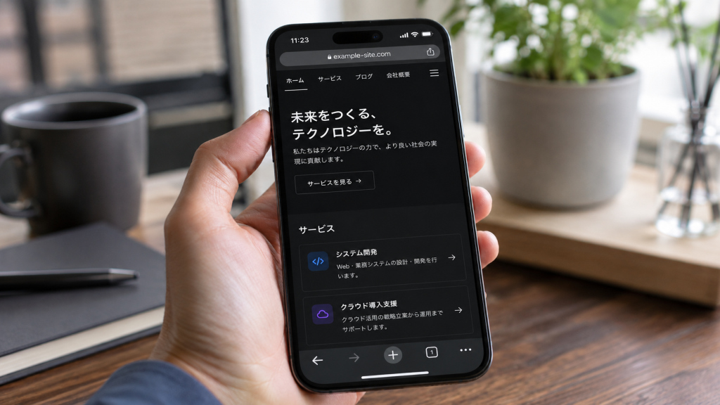 スマホのダークモード