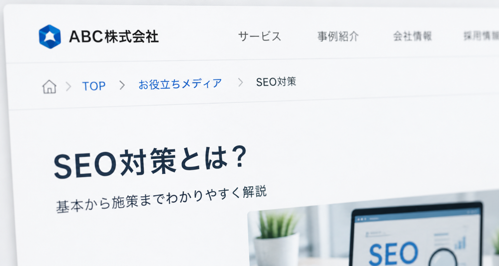 パンくずリストのイメージ