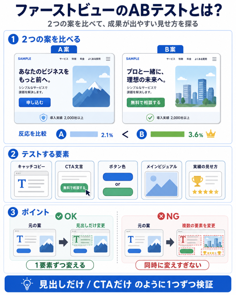 ABテストの要領