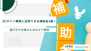 【2026年9月最新】ECサイト構築に活用できる補助金4選！選び方や注意点もあわせて解説