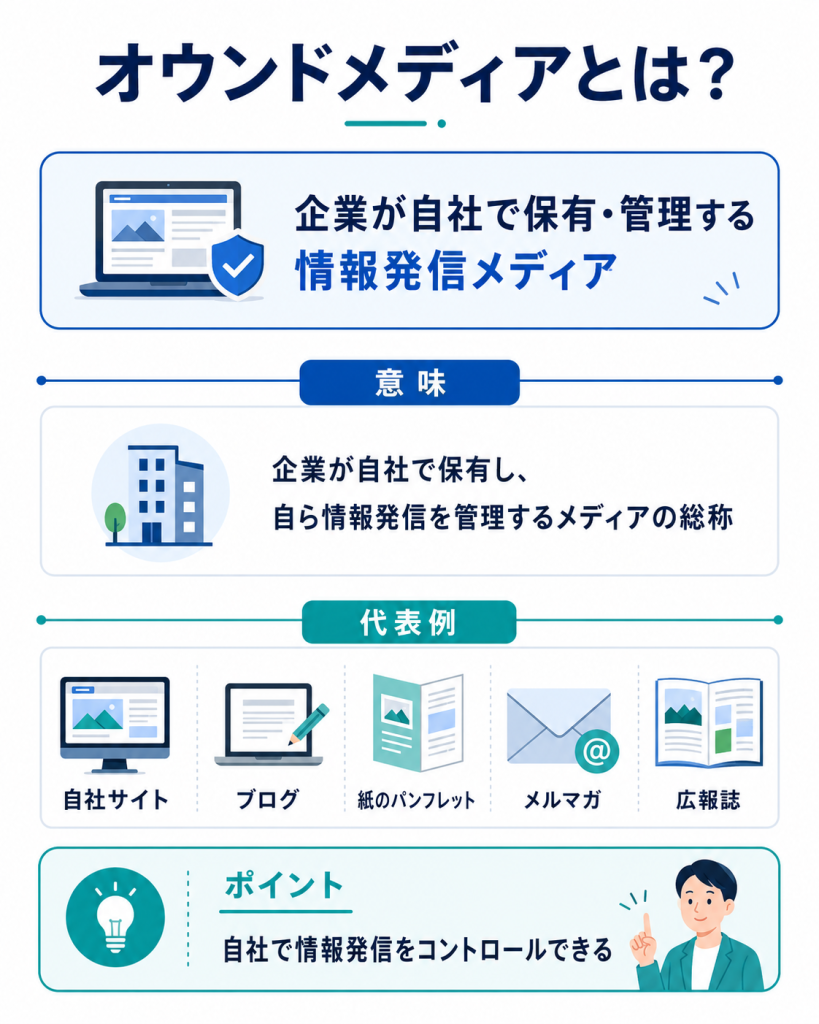 オウンドメディアとは？